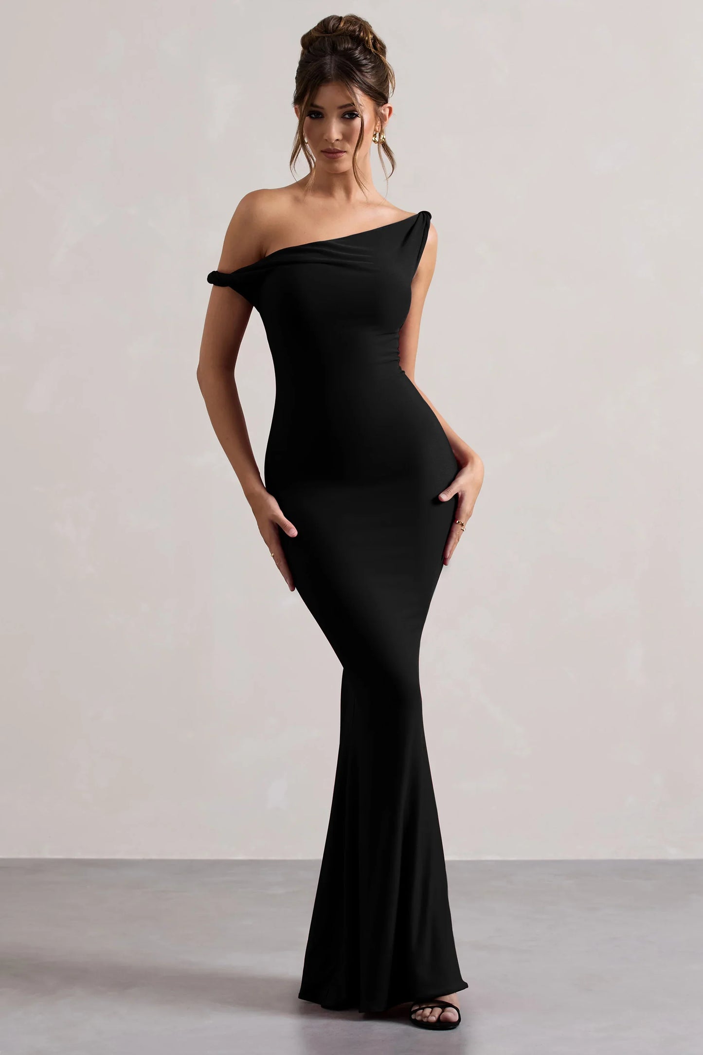Angela - Asimetrik Maxi Elbise