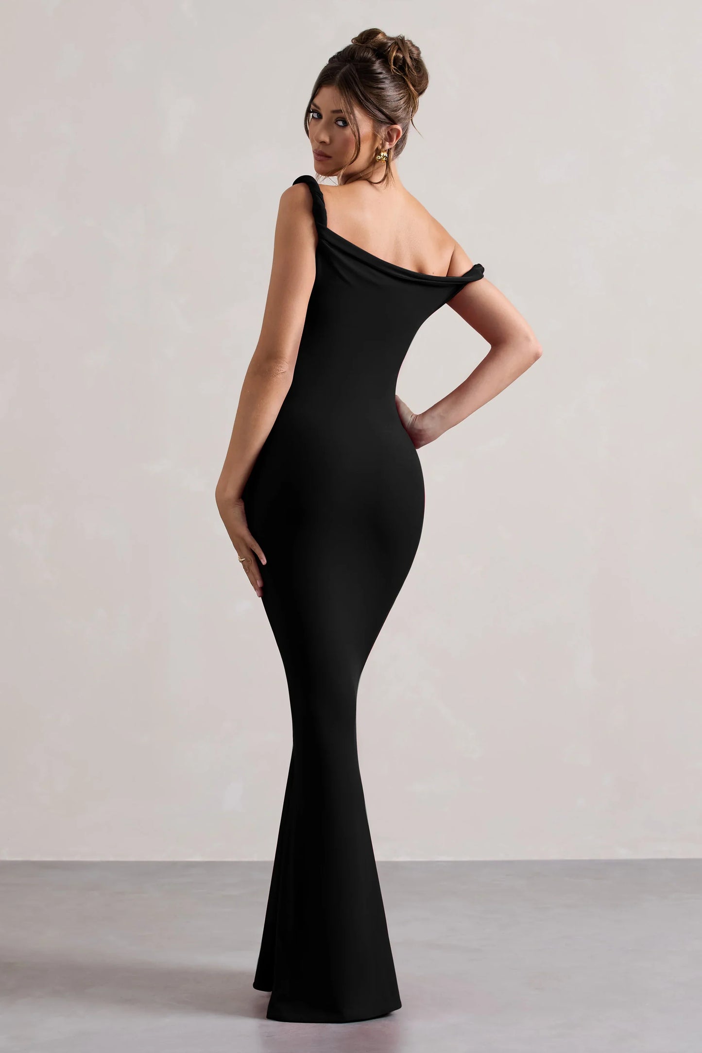 Angela - Asimetrik Maxi Elbise