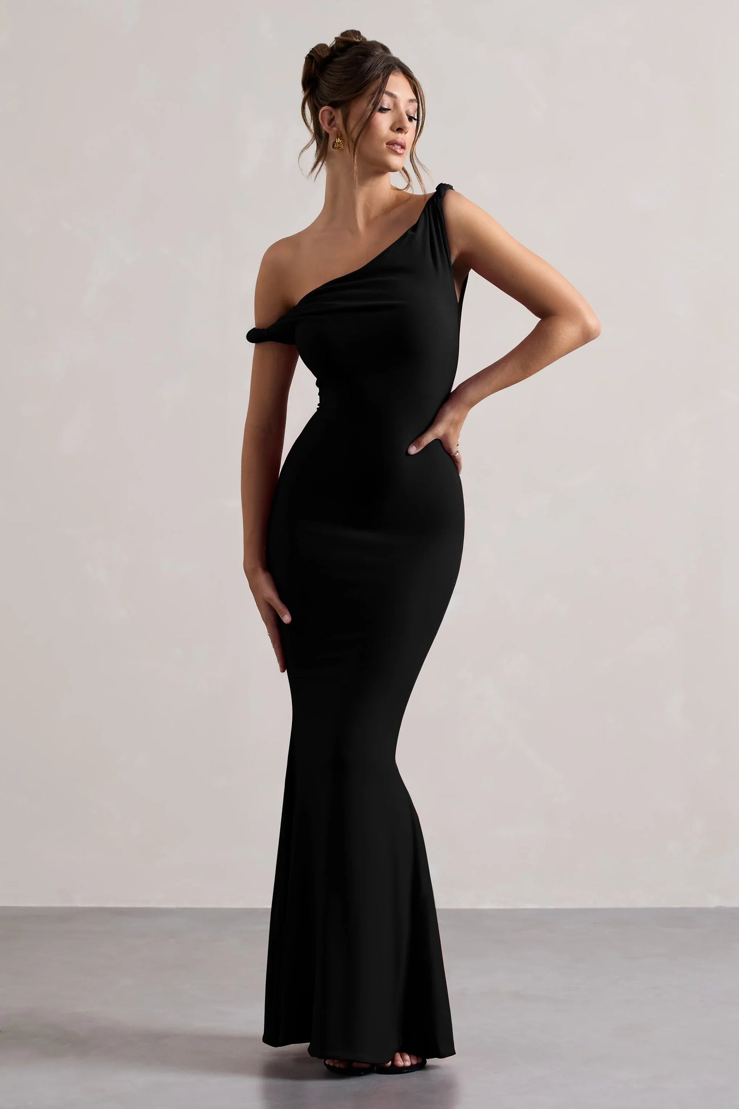 Angela - Asimetrik Maxi Elbise