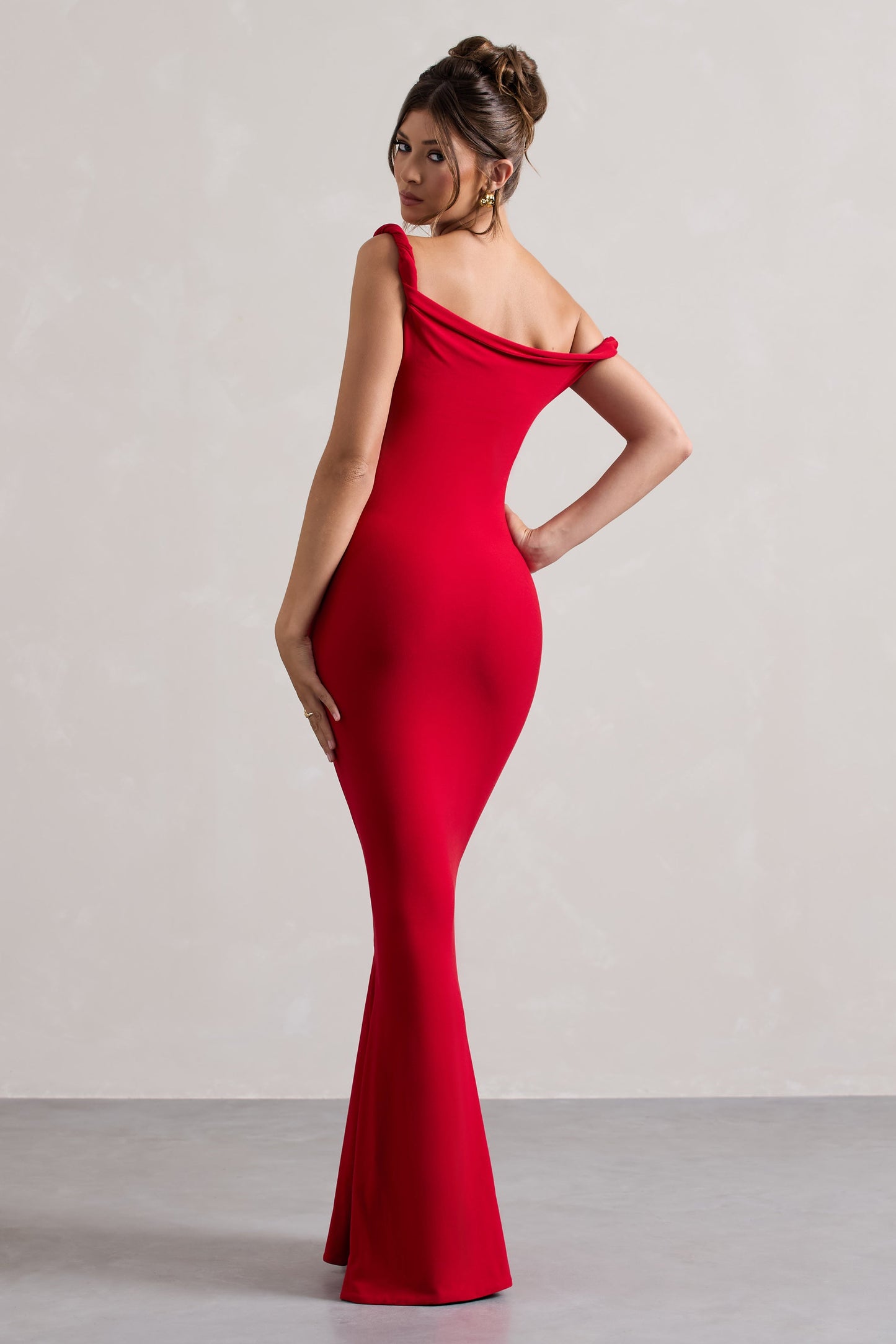 Angela - Asimetrik Maxi Elbise