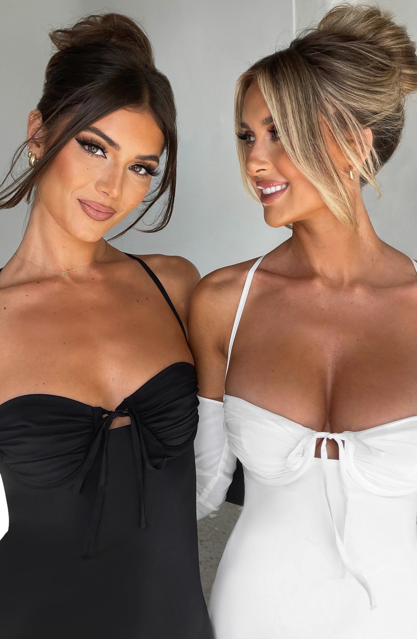 Fiona Mini Dress - Black Niebbla
