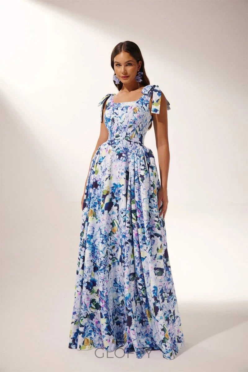 Albertine One-Shoulder Maxi Elbise Shine Aura