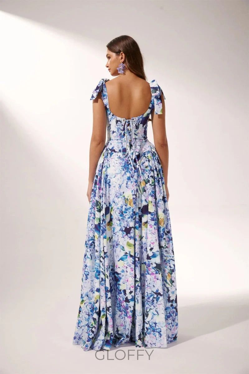 Albertine One-Shoulder Maxi Elbise Shine Aura