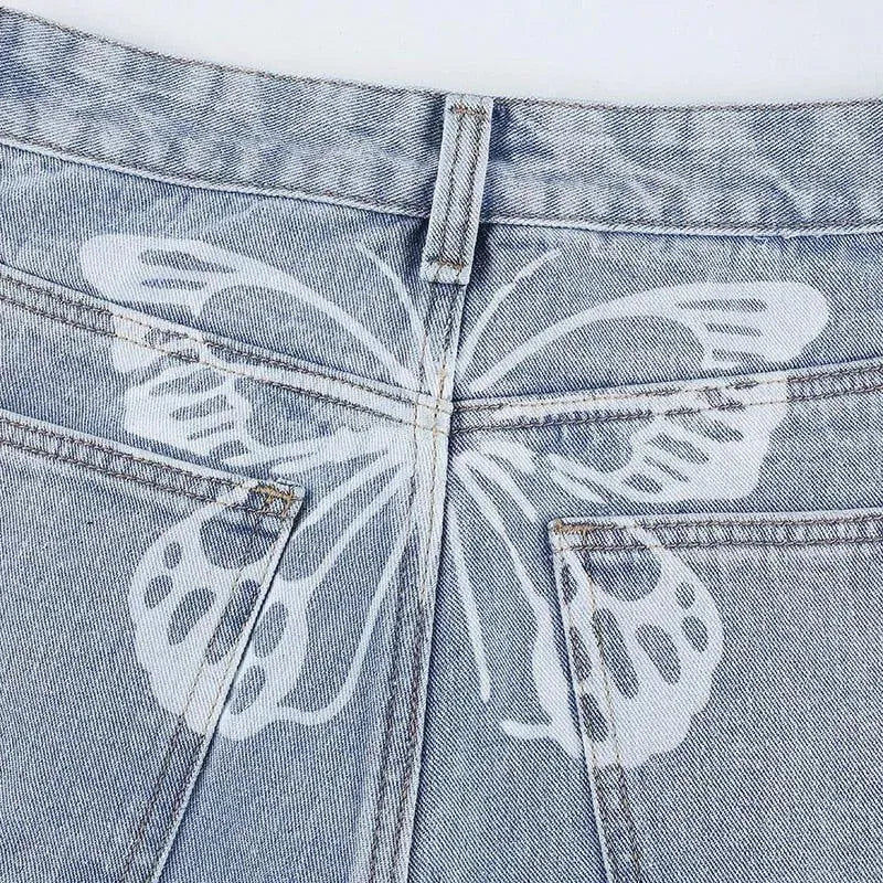 Düz Paça Jean Pantolon Niebbla