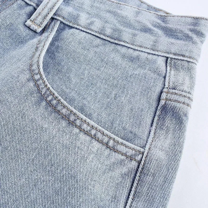 Düz Paça Jean Pantolon Niebbla