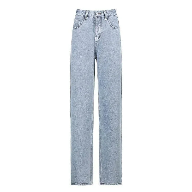 Düz Paça Jean Pantolon Niebbla