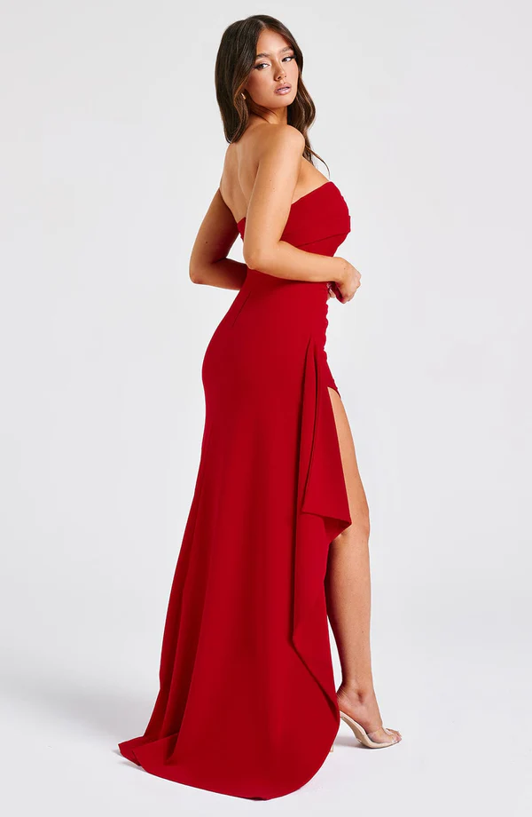 Night of Zafirah Maxi Elbise Shine Aura