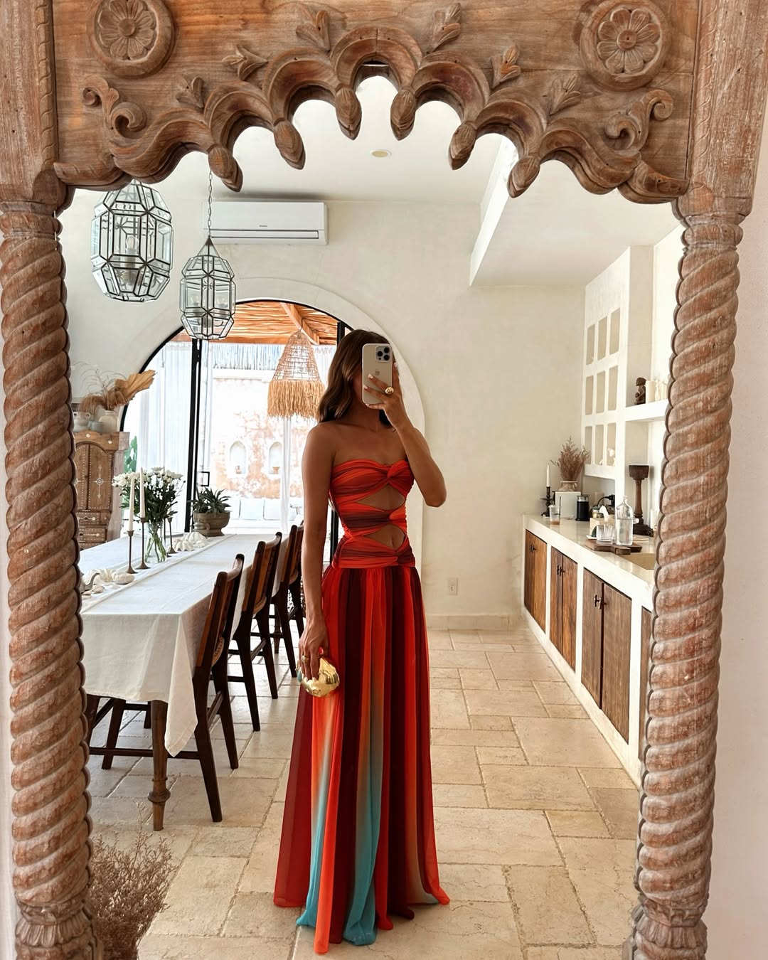 Valencia - Twist Front Maxi Dress Victoria Tate