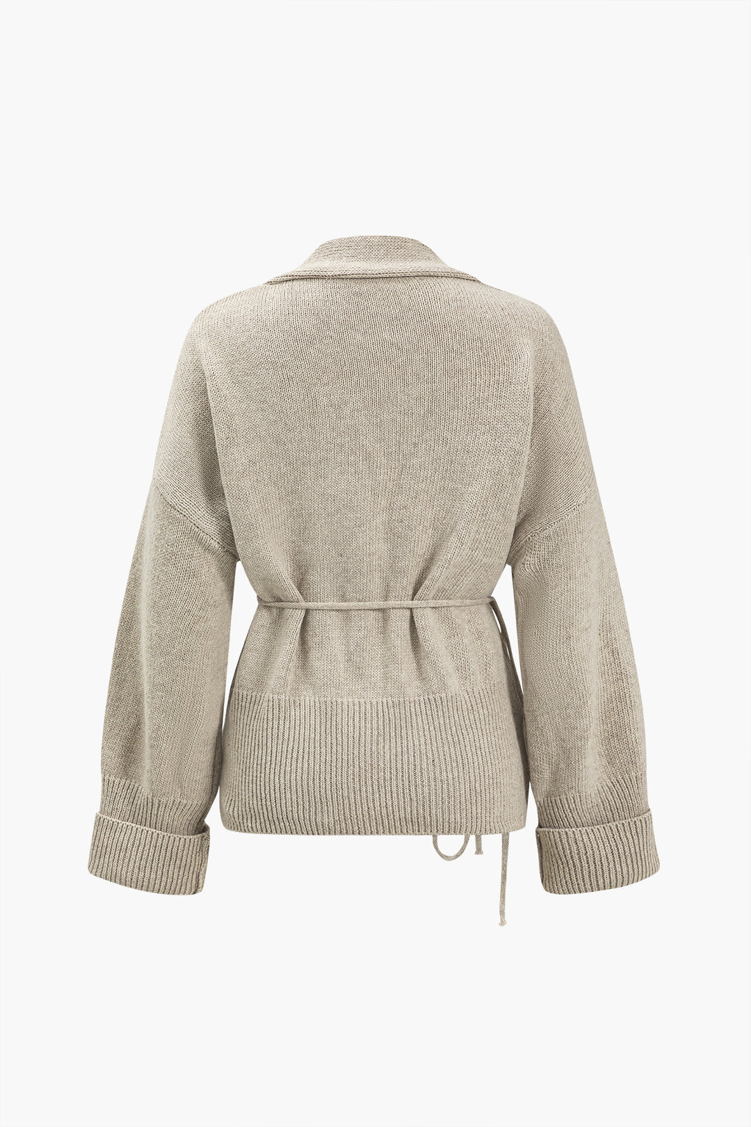 Sweater Tie-Up V-Neck Hırka Niebbla