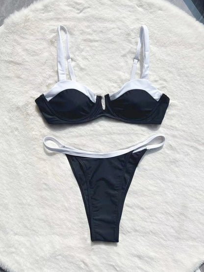 Ellie - Siyah Kontrast Bikini Takımı