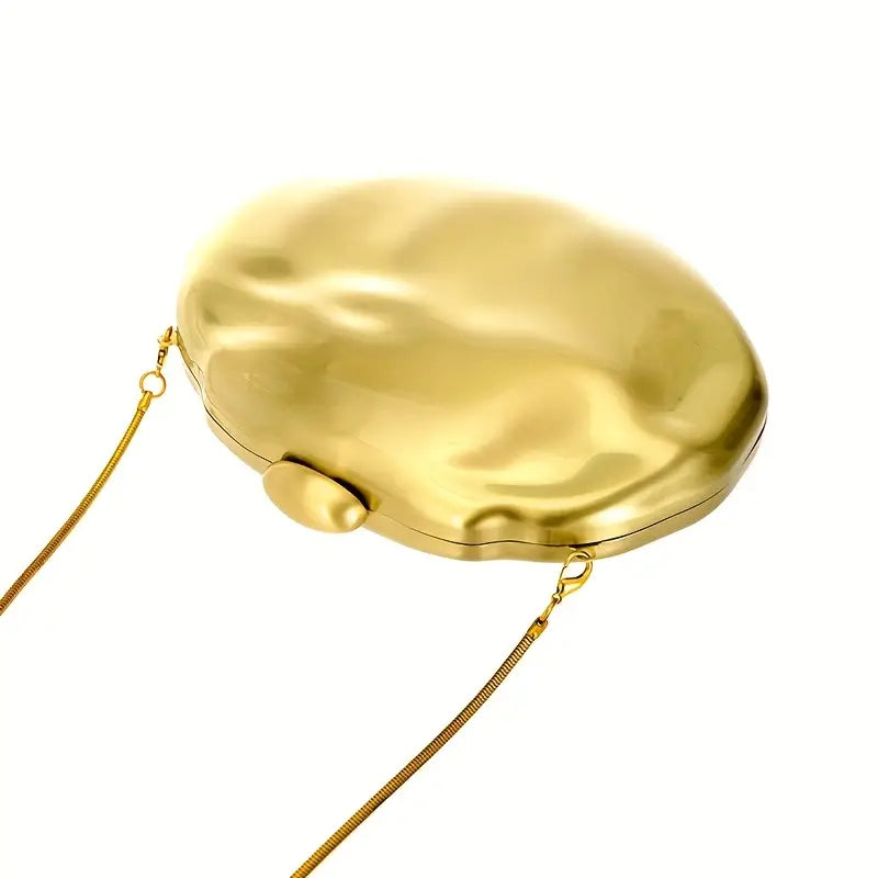 Metal Bronz Çanta Niebbla