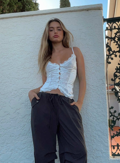 Juliana Beyaz Üst Niebbla