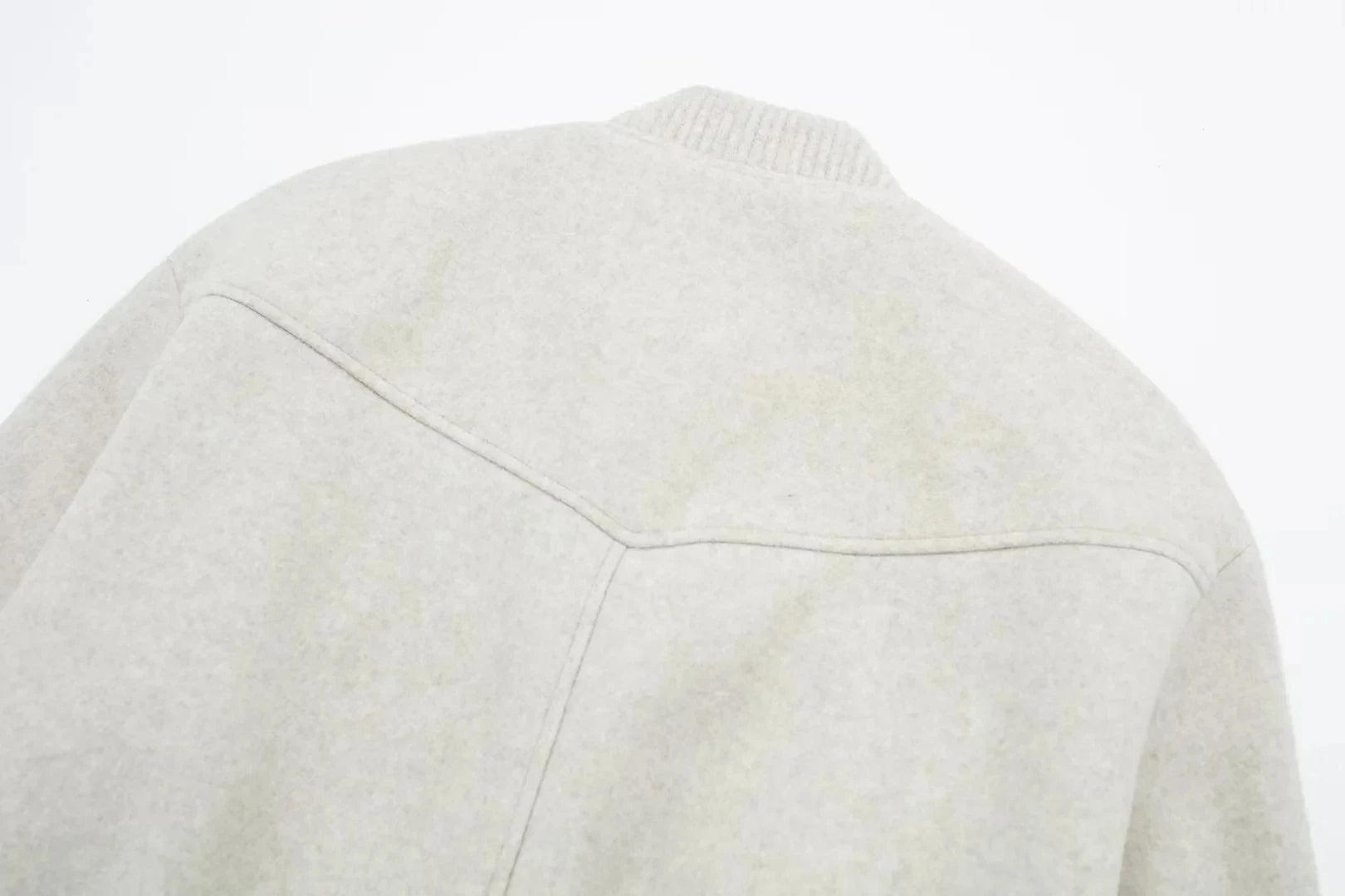 Minimalist Varsity Tarzı Bomber Ceket Siaora