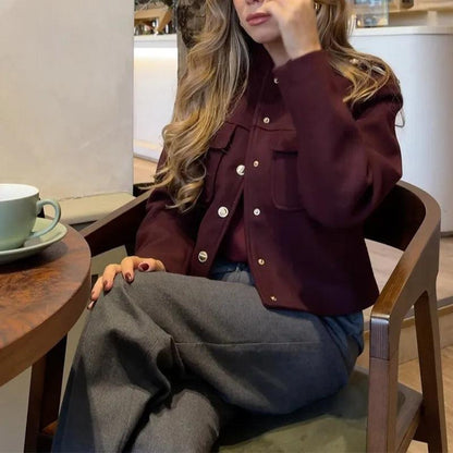 Moda Cep Vintage Ceket Siaora