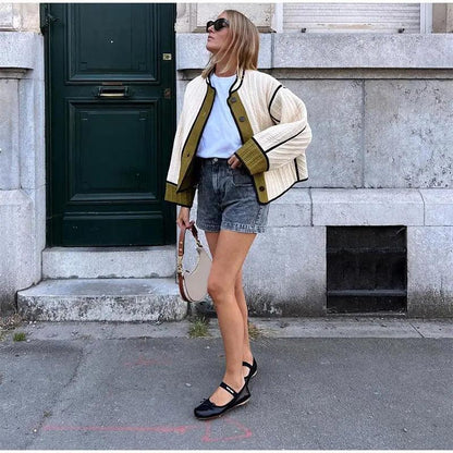 Patchwork Ceket Siaora