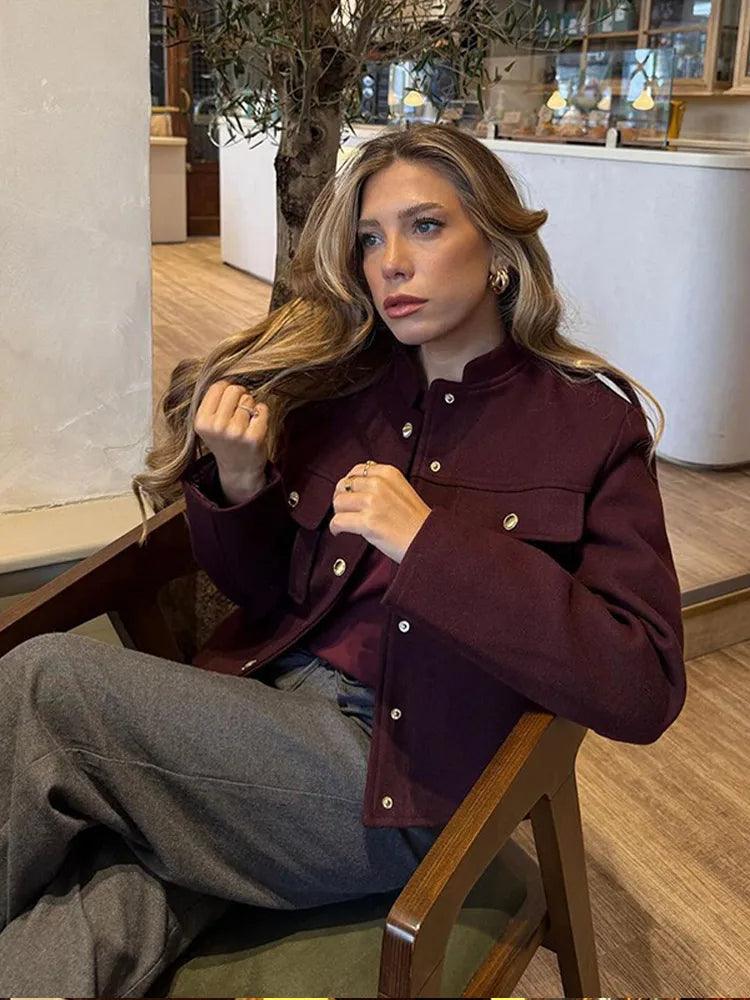 Moda Cep Vintage Ceket Siaora