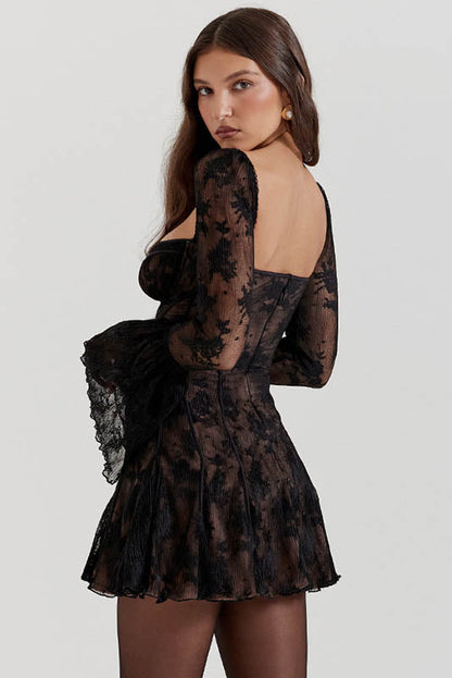 Midnight Muse Straplez Mini Elbise Niebbla