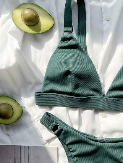 Halka Detaylı Sade Gündelik Bikini Takımı Niebbla