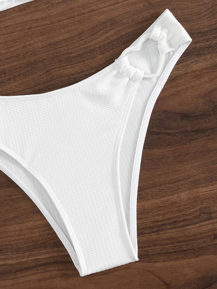 Halka Detaylı Sade Bikini Takımı Niebbla