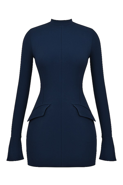 Zevuri - Örgü Bodycon Cepli Mini Elbise Mağazam