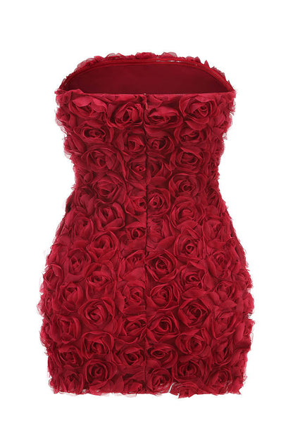 Blossom Flame Mini Elbise Niebbla