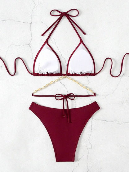 Zincir Detaylı Bikini Takımı Niebbla