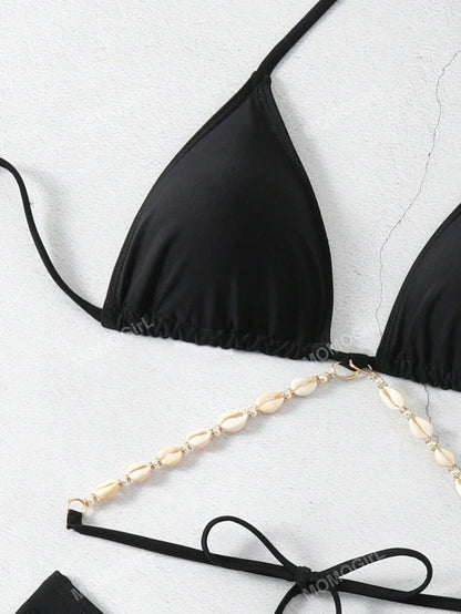 Zincir Detaylı Bikini Takımı Niebbla