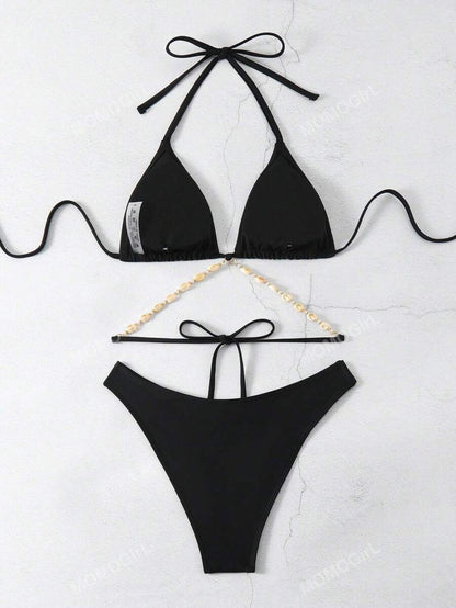 Zincir Detaylı Bikini Takımı Niebbla