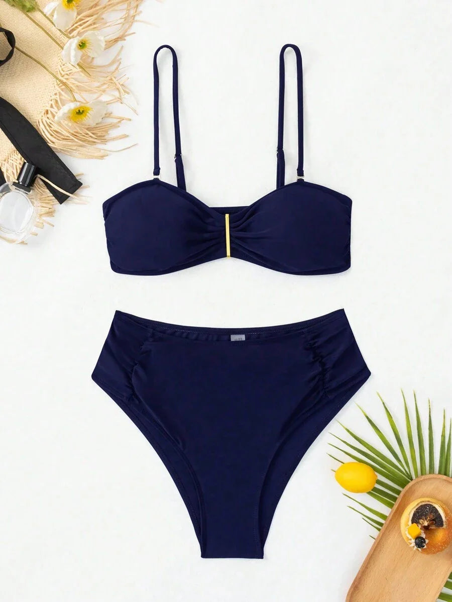 Dantelli Sade Bikini Takımı Niebbla