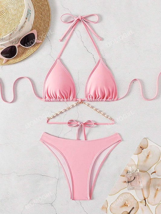 Zincir Detaylı Bikini Takımı Niebbla