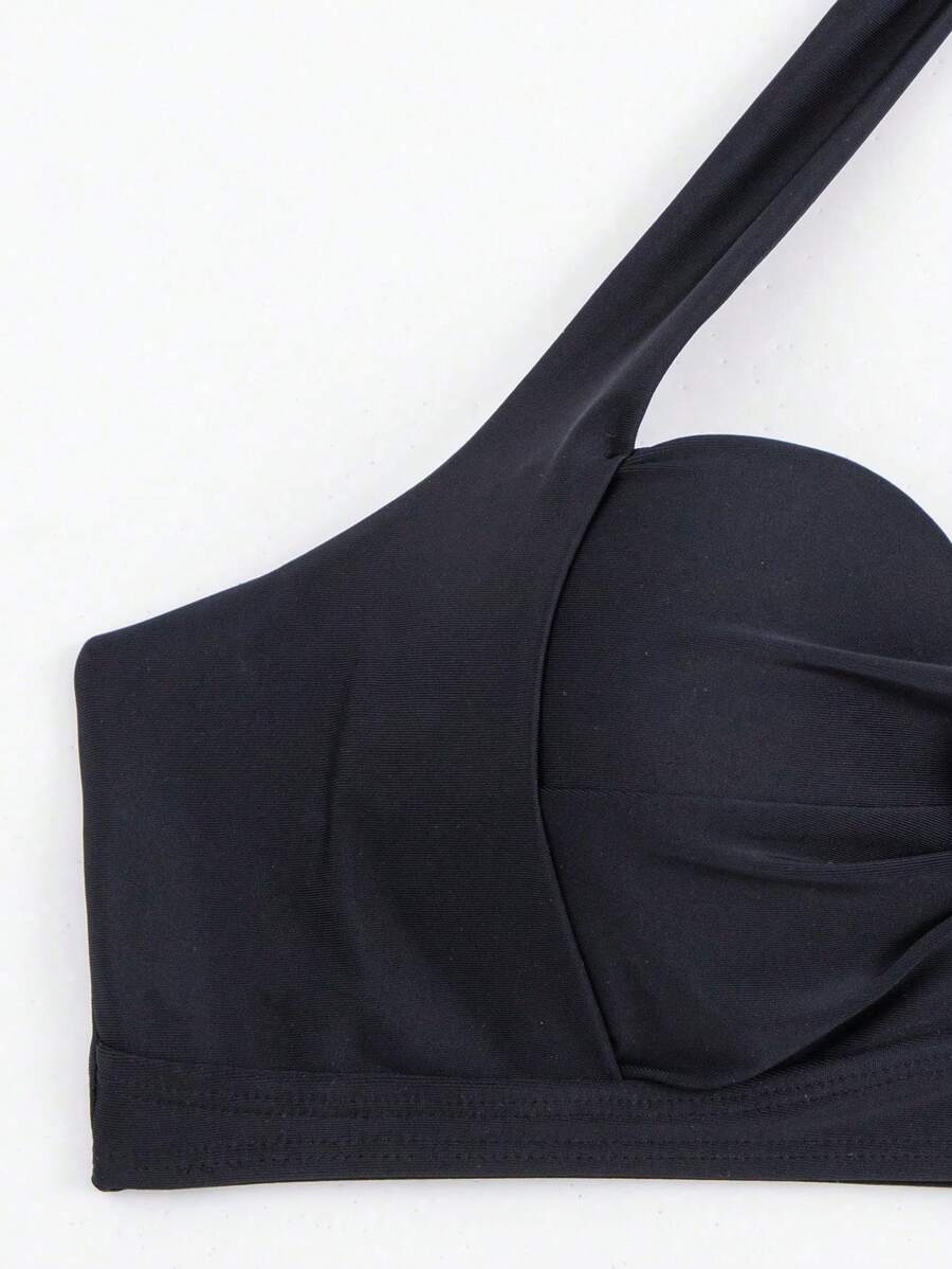 Sarmal Detaylı Sade Bikini Takımı Niebbla