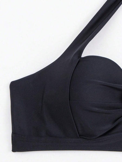 Sarmal Detaylı Sade Bikini Takımı Niebbla