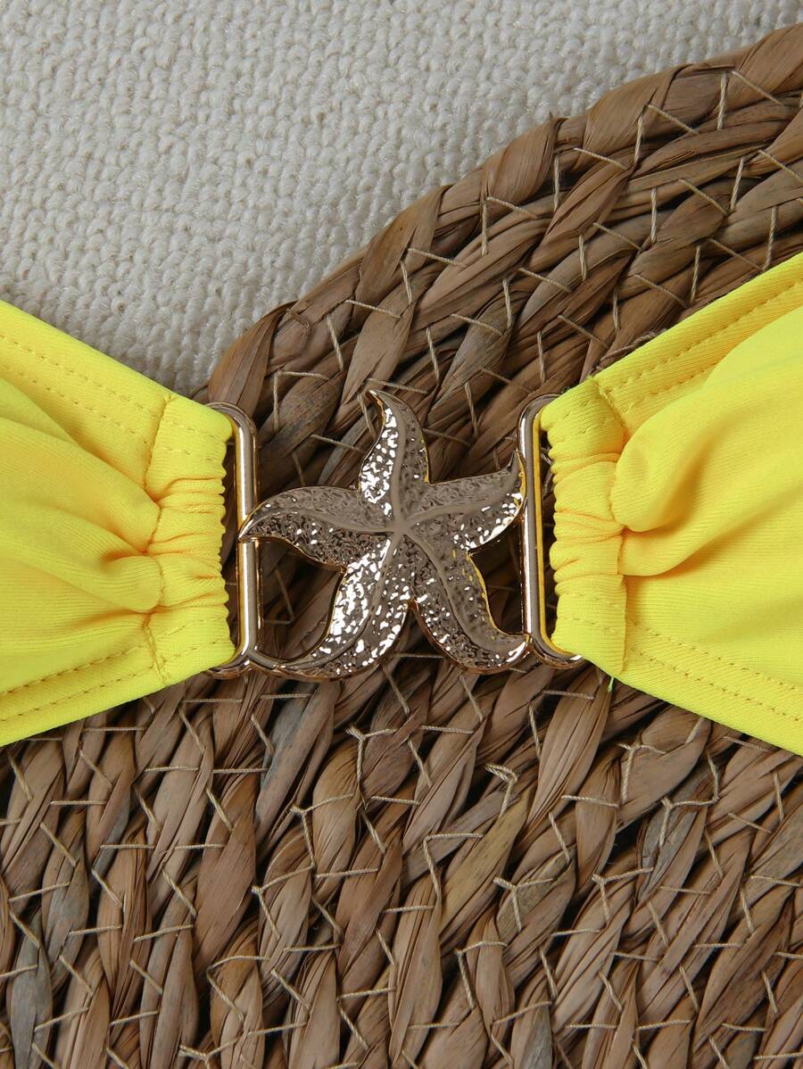 Seksi Bandeau Bikini Takımı Niebbla