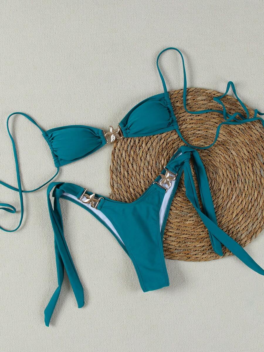 Seksi Bandeau Bikini Takımı Niebbla
