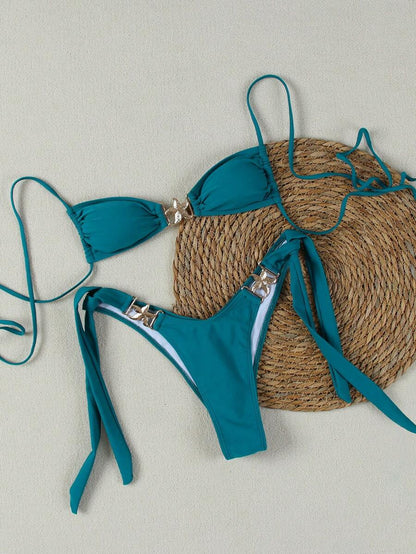 Seksi Bandeau Bikini Takımı Niebbla