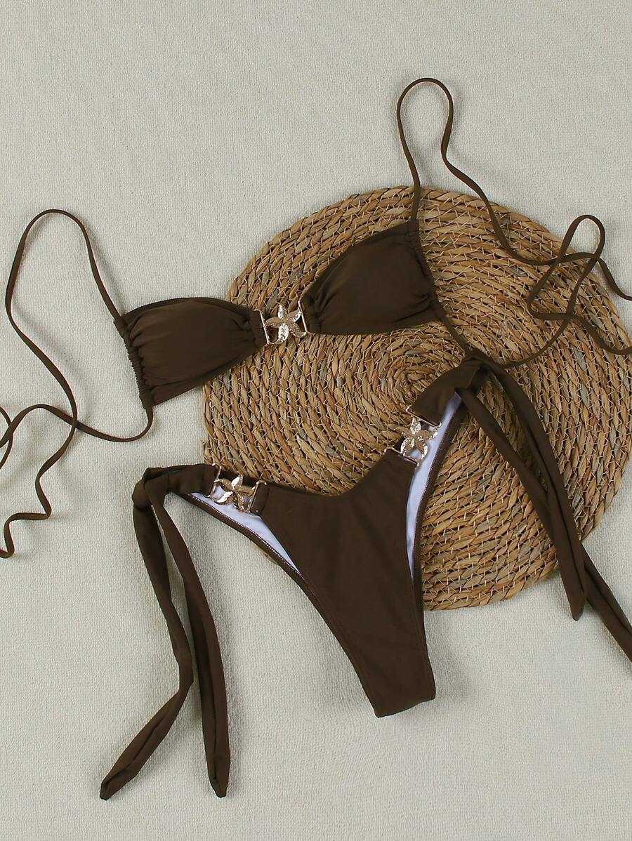 Seksi Bandeau Bikini Takımı Niebbla