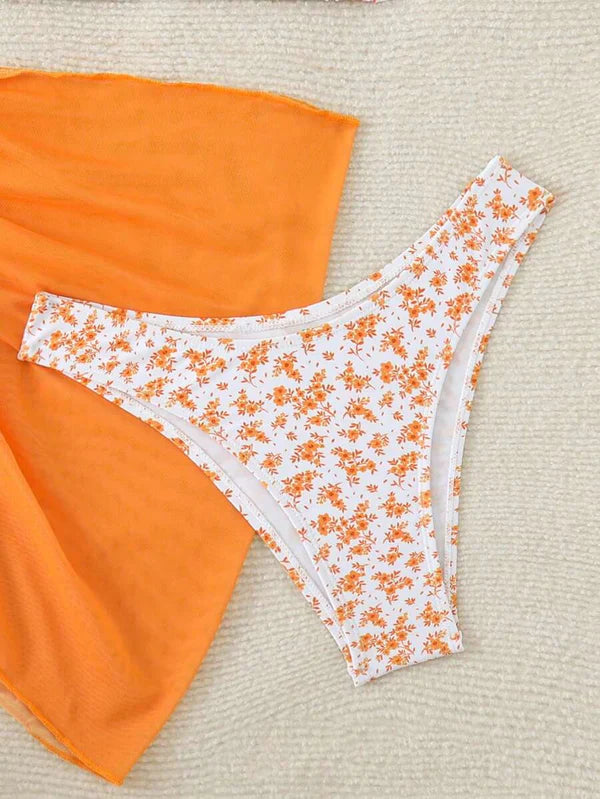 Çiçek Desenli Bikini Takım Niebbla