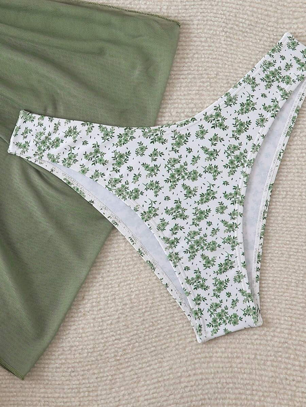 Çiçek Desenli Bikini Takım Niebbla