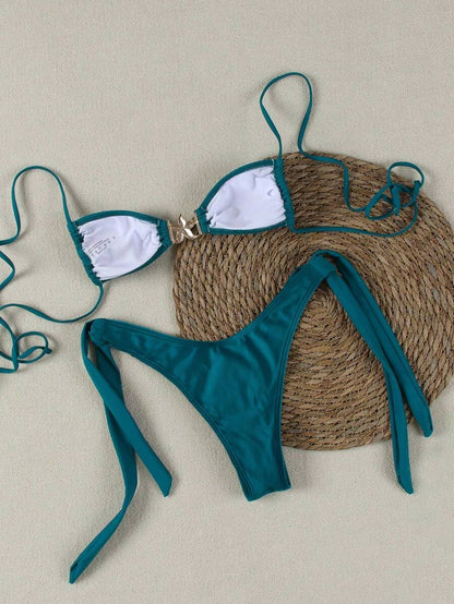 Seksi Bandeau Bikini Takımı Niebbla