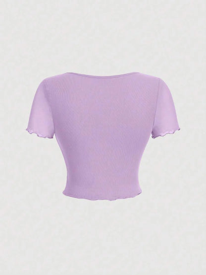 Bağcık Detaylı Romantik Crop Niebbla