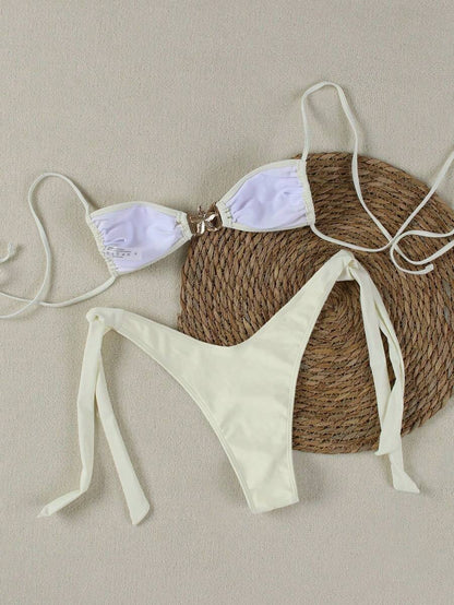 Seksi Bandeau Bikini Takımı Niebbla