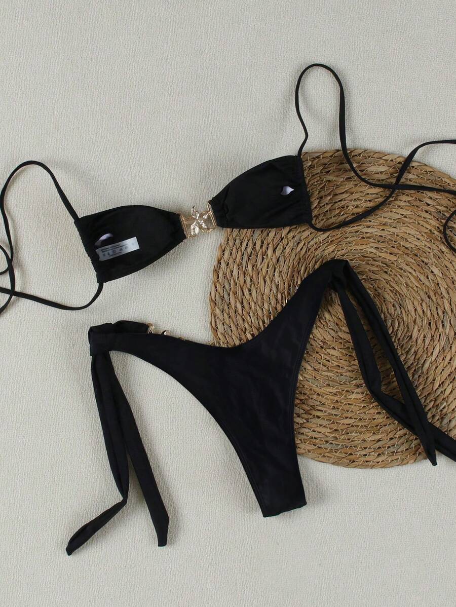 Seksi Bandeau Bikini Takımı Niebbla