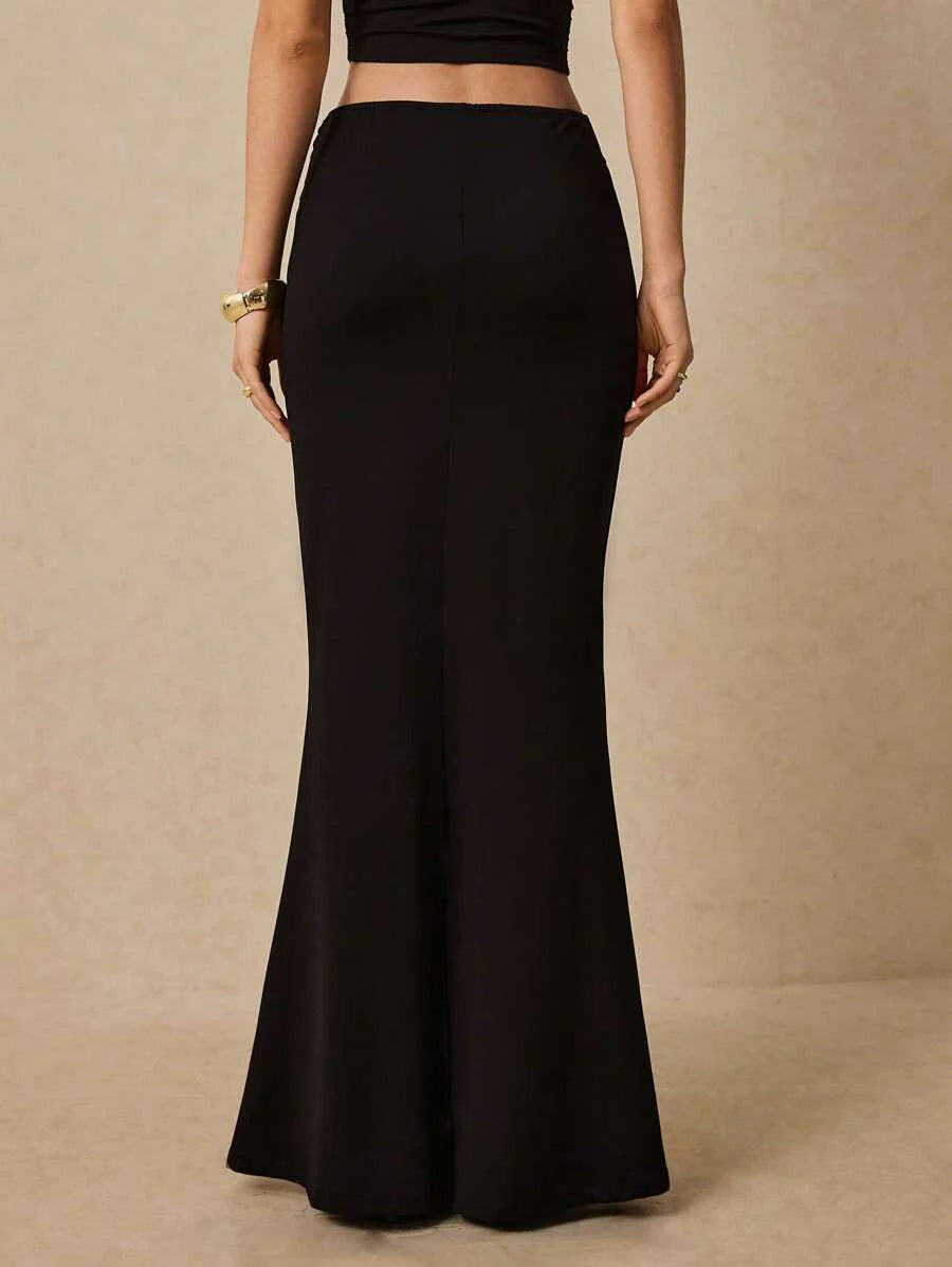 Metal Tokalı Fırfırlı Şık Etek Niebbla