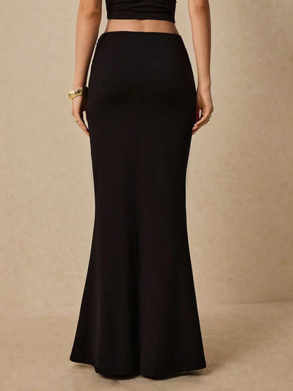 Metal Tokalı Fırfırlı Şık Etek Niebbla