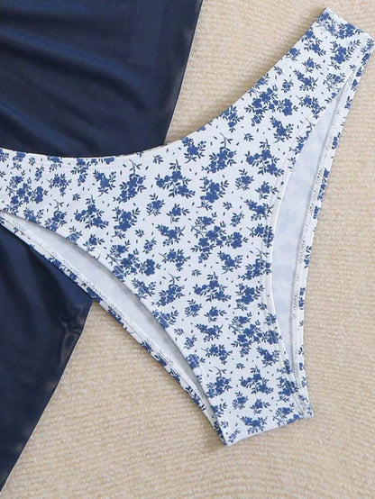 Çiçek Desenli Bikini Takım Niebbla