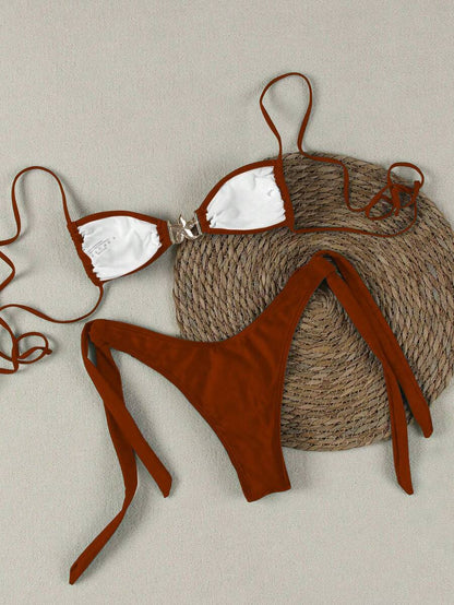 Seksi Bandeau Bikini Takımı Niebbla