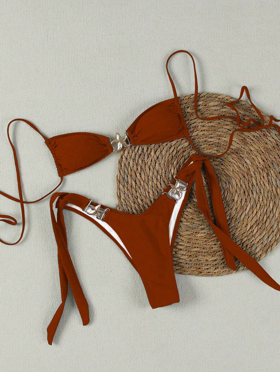 Seksi Bandeau Bikini Takımı Niebbla