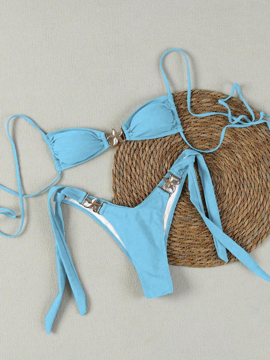 Seksi Bandeau Bikini Takımı Niebbla