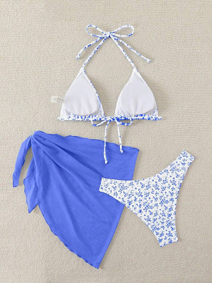 Çiçek Desenli Bikini Takım Niebbla