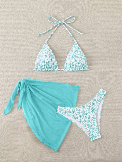 Çiçek Desenli Bikini Takım Niebbla